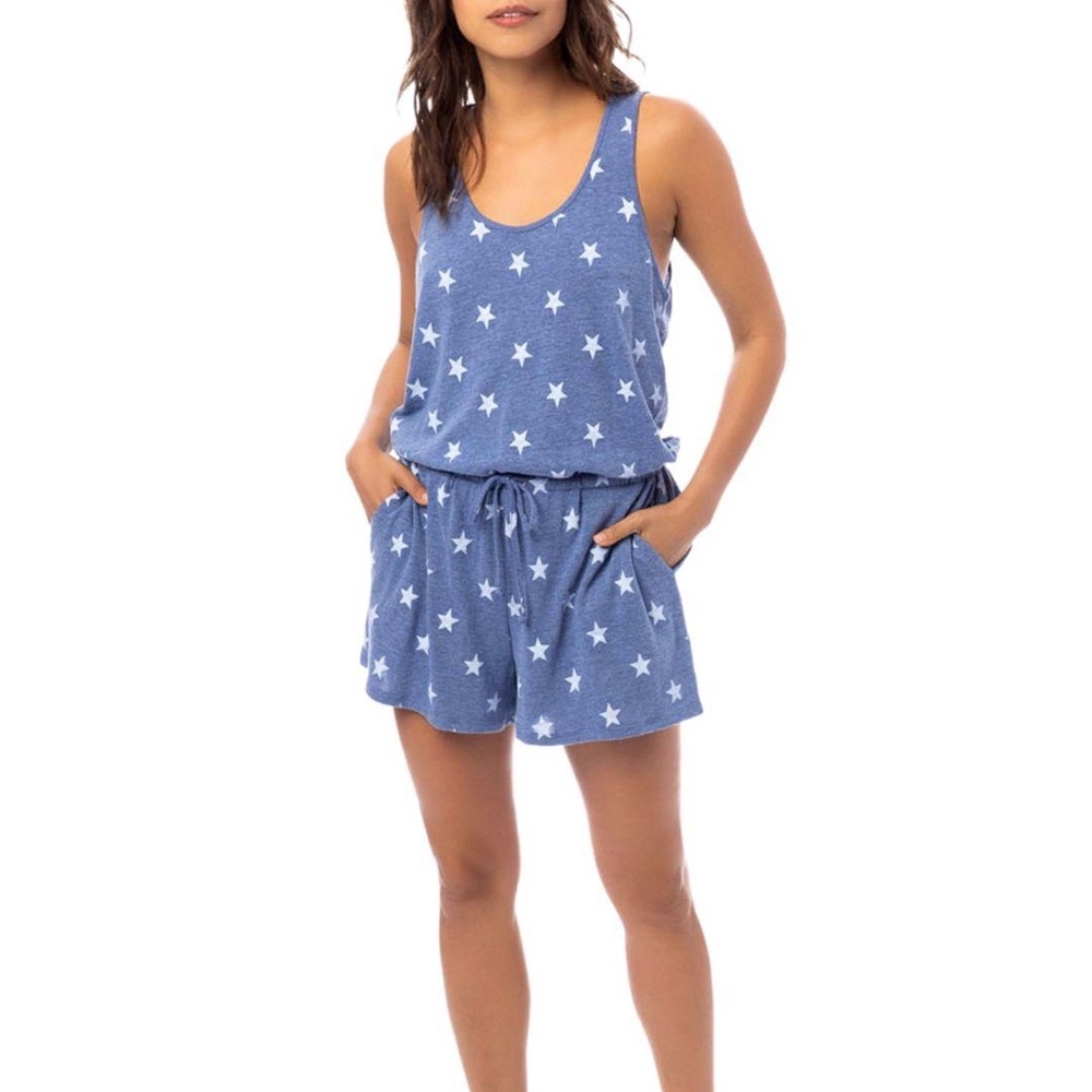 Alternative Apparel - blue star romper